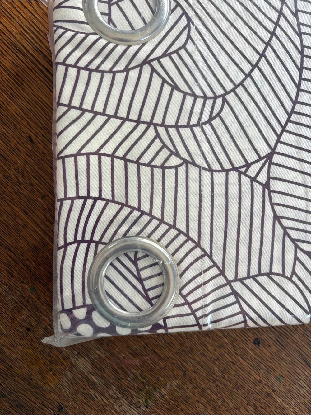 IKEA Set of 2 INGERLISE Mod Floral Unlined Grommet Curtain Panels 52x98 NWT